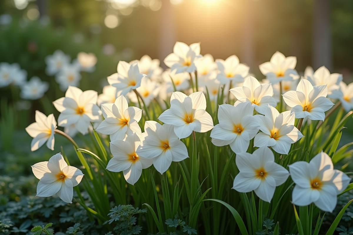 plantes blanches